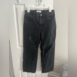Abercrombie 90s Relaxed Jeans High Rise, 29/8 Extra Short Length